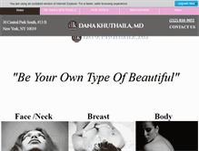 Tablet Screenshot of drkhuthaila.com